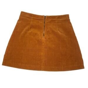 Forever21 - Burnt Orange Corduroy Mini Skirt - Size M